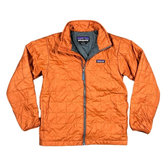 Patagonia Other - Patagonia Nano Puff Jacket Orange Youth Large (12) Lightweight Insulated Coat